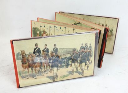 DIVERS. Dépliant constitué de 10 cartes illustrées...