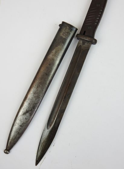 ALLEMAGNE. Baïonnette Mauser 98K, lame numérotée...