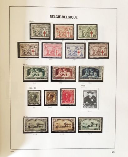 1 collection de Belgique en 2 albums DAVO...