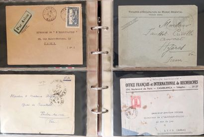 1 album de 98 lettres du Maroc 1913/1956...