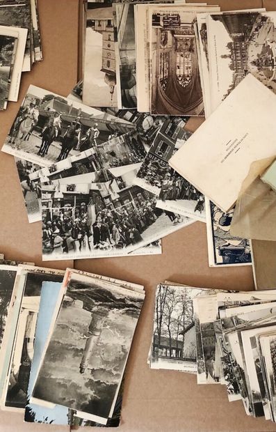 1 carton avec + de 575 cartes anciennes +...