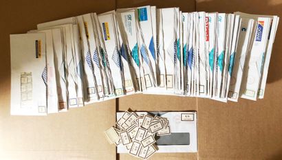 1 lot de timbres fictifs en feuilles, grand...