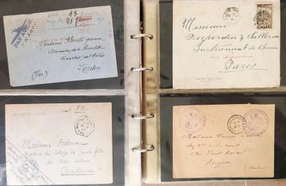 1 album de 98 lettres du Maroc 1913/1956...