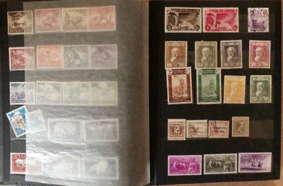 4 albums Espagne & colonies espagnoles neufs...
