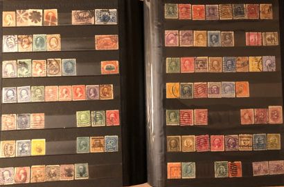 1 carton avec 3 gros albums anciens (42 pages,...
