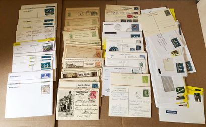 1 carton avec + 160 entiers lettres neufs...