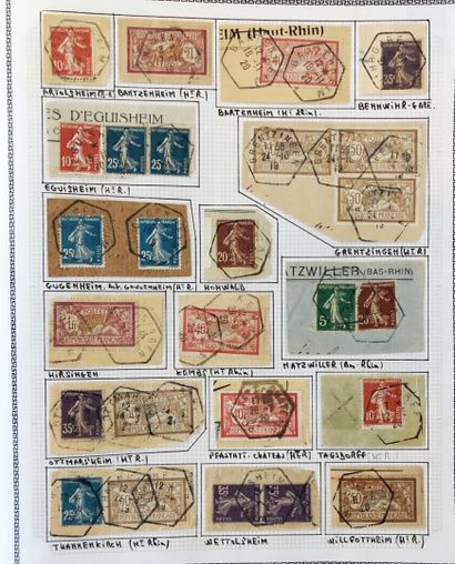 1 album d'Alsace Lorraine de 65 pages 1860/1955...