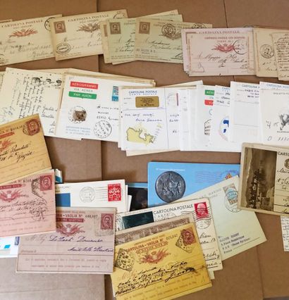 1 carton avec + 160 entiers lettres neufs...