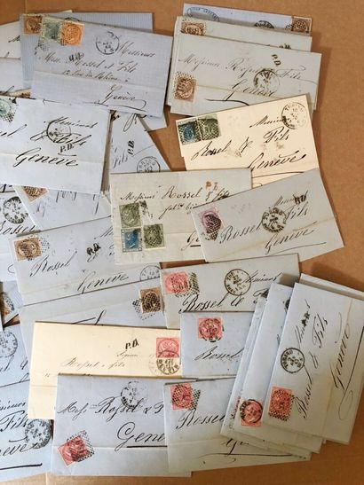 1 boite 72 lettres d'Italie des émissions...