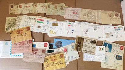 1 carton avec + 160 entiers lettres neufs...