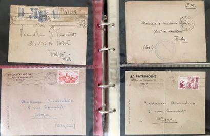 1 album de 98 lettres du Maroc 1913/1956...