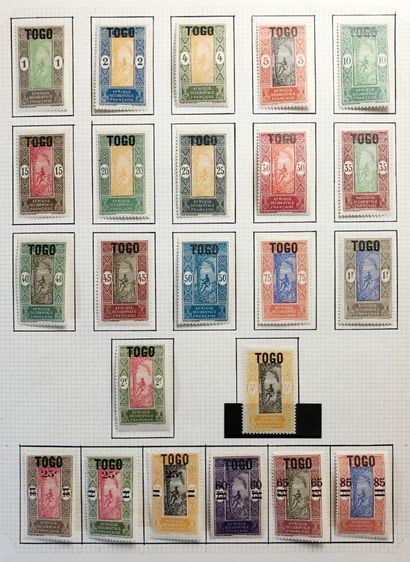 1 chemise Colonies Françaises TOGO 1915/1960...