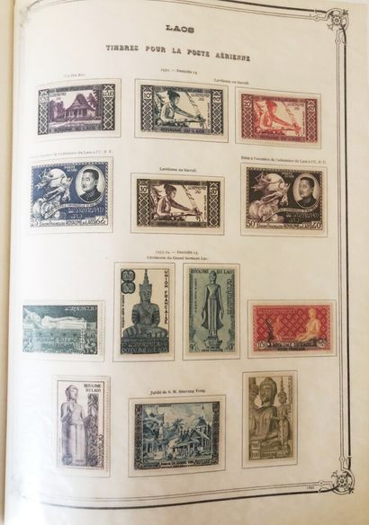 2 grand albums yvert pays Asie Francophone :...