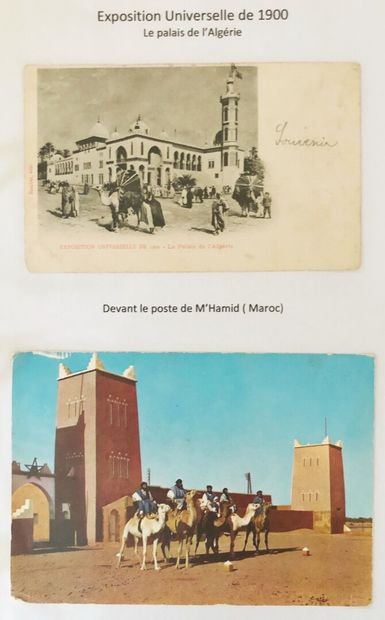 1 classeur yvert rouge avec 54 pages sur...