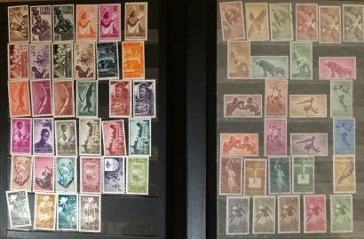 4 albums Espagne & colonies espagnoles neufs...