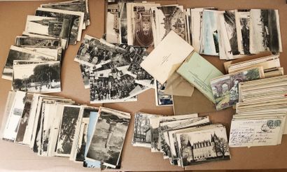 1 carton avec + de 575 cartes anciennes +...