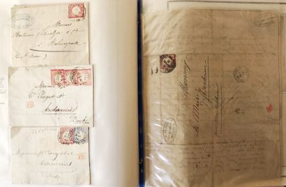 1 album d'Alsace Lorraine de 65 pages 1860/1955...