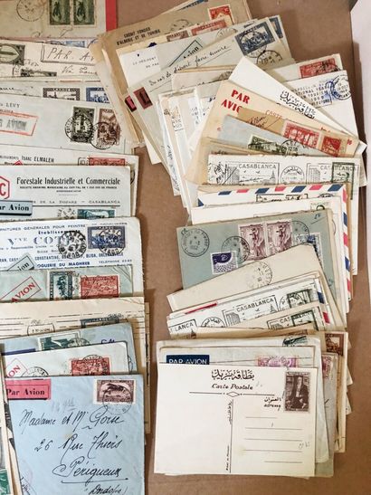 1 boite 203 lettres du Maroc, guerres, FM,...