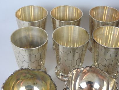 Lot of silver plated metal including twelve...