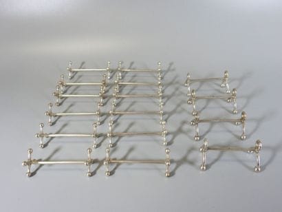 Silver plated metal KNIFE HOLDER