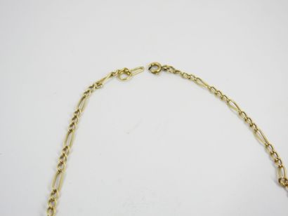 CHAIN in yellow gold 750 thousandth. Length:...