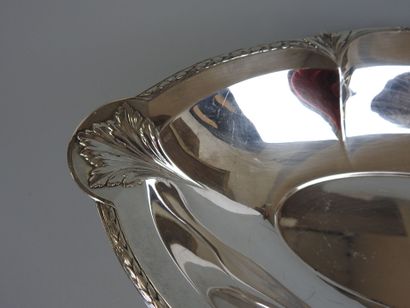 BANNETTE in silver plated metal. 21x35,5...