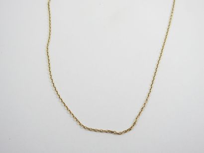 CHAIN in yellow gold 750 thousandth. Length:...