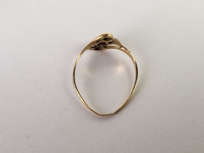 Medallion ring in 18K (750°/°°) yellow gold...