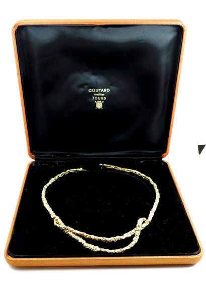 NECKLACE in yellow gold 750 thousandth, detachable...
