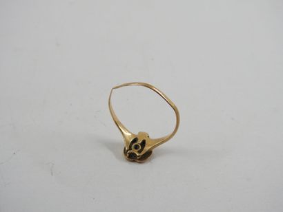 RING heart in yellow gold 750 thousandths....