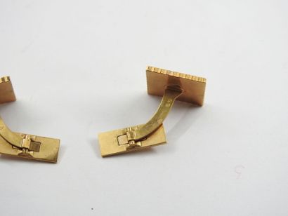 PAIR OF HANDLEBARS in yellow gold 750 thousandth....