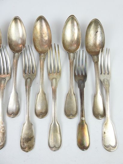THREE LARGE SPoons and three large spoons...