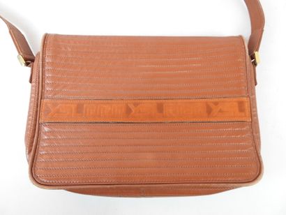 YVES SAINT LAURENT: Shoulder bag with flap...