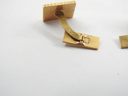 PAIR OF HANDLEBARS in yellow gold 750 thousandth....