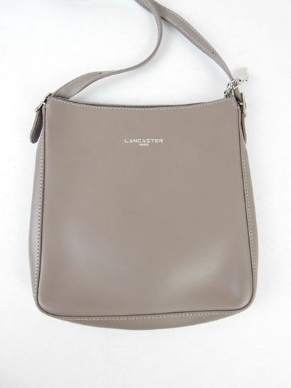 LANCASTER: Shoulder bag grey color. 21 x...