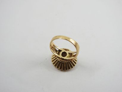 HORSE in yellow gold 750 thousandths, Egyptian...