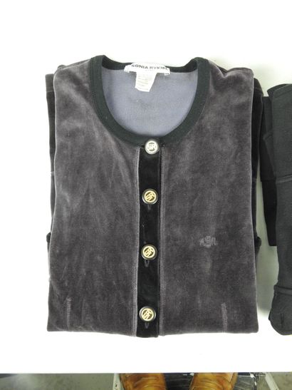 SONIA RYKIEL - Paris : Lot of two 3/4 jackets...
