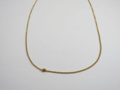 CHAIN in yellow gold 750 thousandth. Length:...