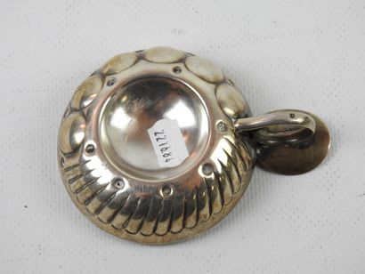 Silver wine tasting cup. Minerve mark. Monogram...