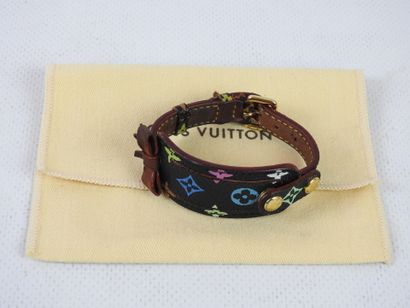 LOUIS VUITTON-PARIS: Leather bracelet Murakami....