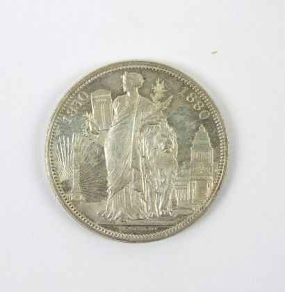 BELGIUM
Leopold I and Leopold II type 5 francs...
