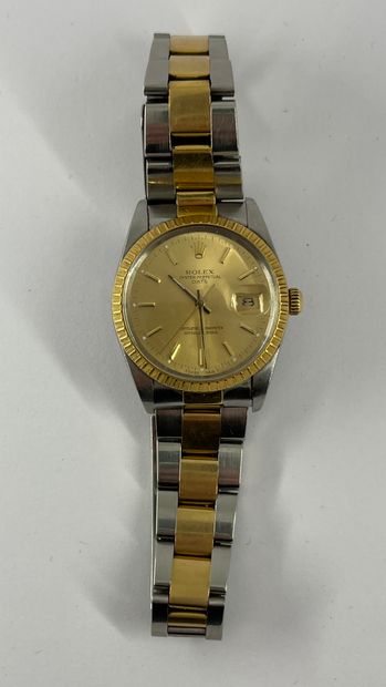 ROLEX
OYSTER PERPETUAL DATE 33mm steel and...