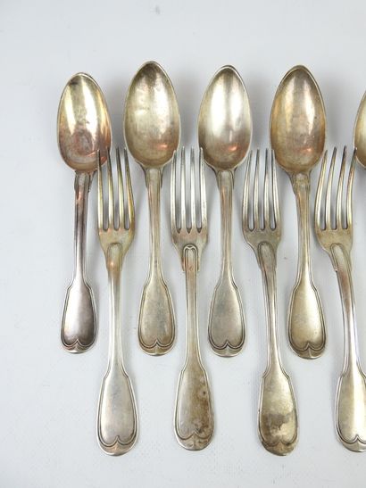 THREE LARGE SPoons and three large spoons...