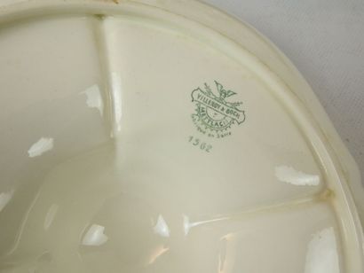 VILLEROY ET BOCH: Part of earthenware table...