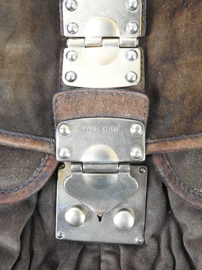 MIU MIU : Brown leather 