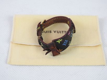 LOUIS VUITTON-PARIS: Leather bracelet Murakami....