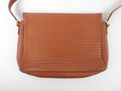 YVES SAINT LAURENT: Shoulder bag with flap...