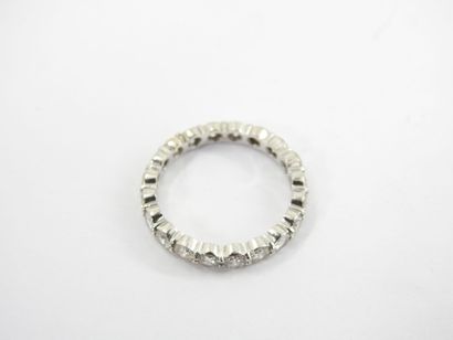 AMERICAN ALLIANCE in white gold set with...