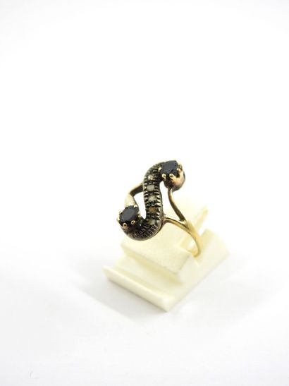 RING you and me with two small stones of...