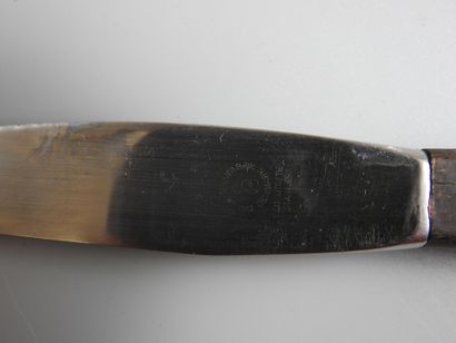 DENMARK: Danish knife set 1950's with ebony...